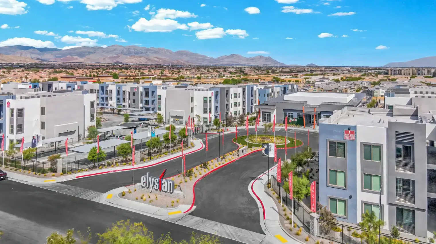 elysian at post aerial view